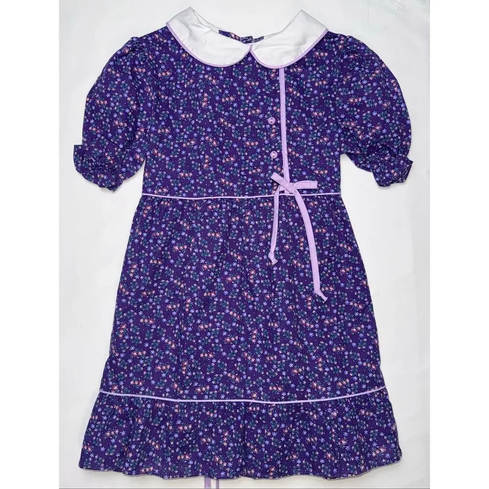 Vintage Robyn Sue best guess 4T purple floral dress